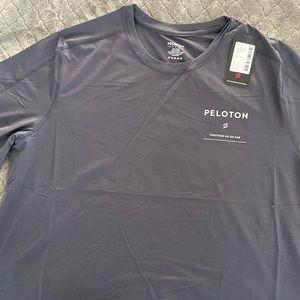 Peloton Dark Blue short sleeved shirt